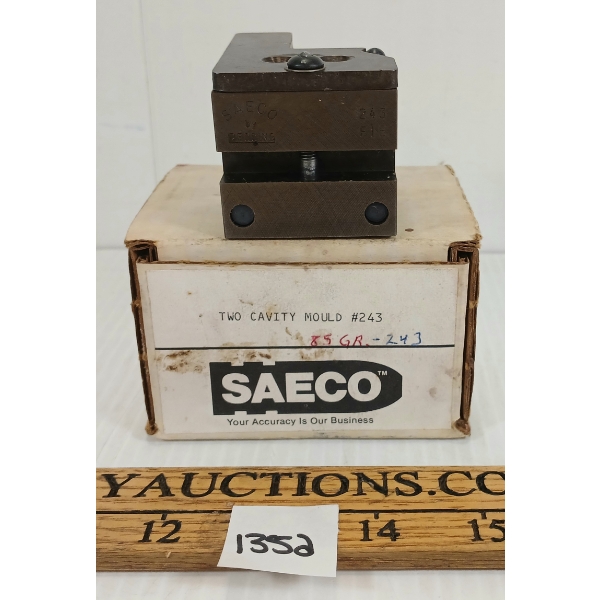 SAECO NO. 243 2 CAVITY BULLET MOULD - .243/6MM - 85GR