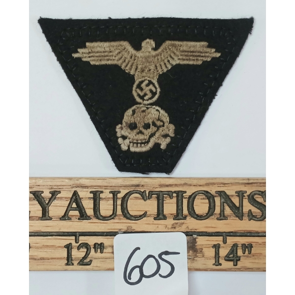 WWII GERMAN SS CAP BADGE