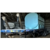 Image 1 : 2000 TEMISKO FLATBED TRAILER W/ 4800 GAL POLY TANK 