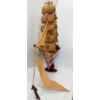 Image 10 : CHINESE JUNK SHIP MODEL W/ REVOLVING STAND