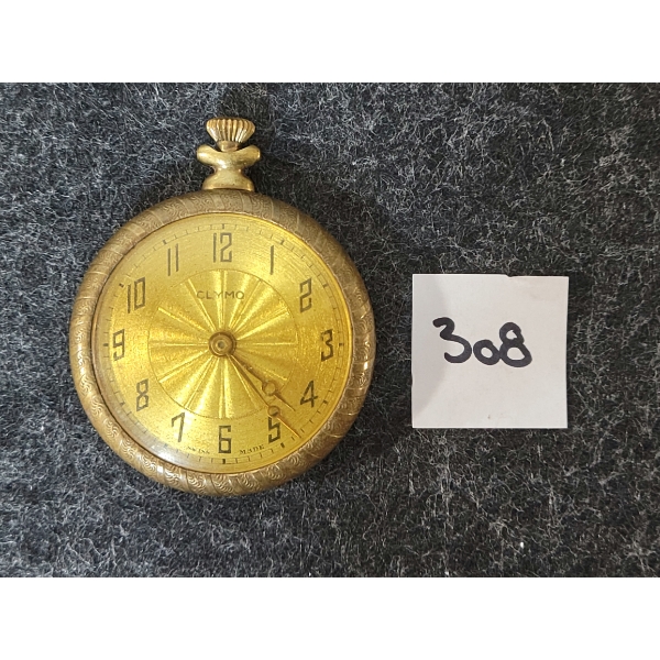 CLYMO GOLD PLATED POCKET WATCH