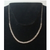 Image 1 : WHITE CUBIC ZIRCONIA & SILVER NECKLACE