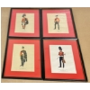 Image 1 : LOT OF 4 - "1897 OFFICER, THE HIGHLAND LIGHT INFANTRY", "1844 CAPTAIN, ROYAL SCOTS GREYS", ECT.