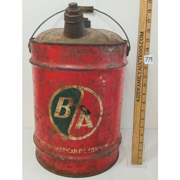 B/A MOTOR OIL CAN - 5GAL