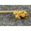 Image 2 : VICTORIAN GOLD NUGGET STICK PIN 