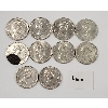 Image 2 : LOT OF 10 - 1969-1984 CDN VOYAGEUR & JACQUES CARTIER SILVER DOLLAR COINS 
