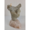 Image 2 : MANEATER BEAR BY BILL NASDGALLIAK - STONE, BONE & BRASS