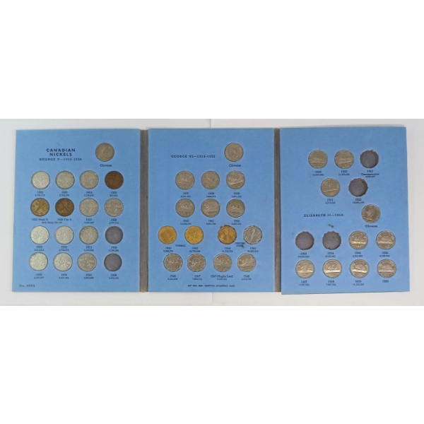 1922-1960 CDN NICKEL COLLECTION