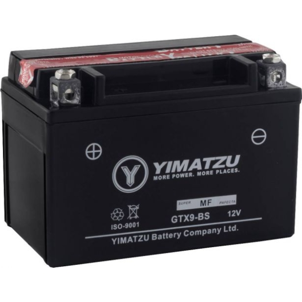 YIMATZU POWER SPORT GTX9-BS 12V BATTERY