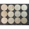 Image 2 : LOT OF 12 - 1962-1968 CDN 10 CENT COINS