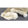 Image 5 : PAIR OF TANNED HIDE & BEADED MITTENS W/ FUR TRIM
