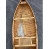 Image 2 : CHESTNUT CEDAR CANOE W/ FIBERGLASS SKIN - 15 FOOT