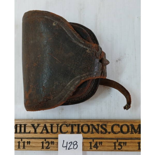 CIVIL WAR A.W. DECROW LEATHER POUCH