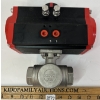 Image 2 : W.E. ANDERSON NPT BALL VALVE SPRING RETURN PNEUMATIC ACTUATOR