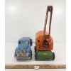 Image 3 : LOT OF 2 - LINCOLN TOYS PRESSED STEEL PARTS - INCL TRUCK & CRANE