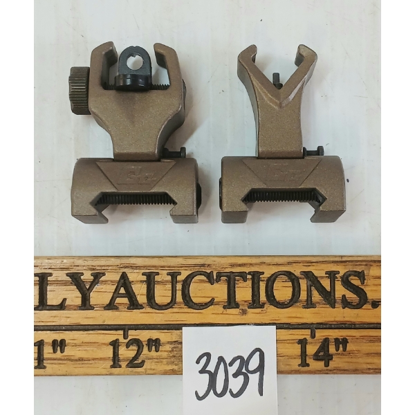 LOT OF 2 - GG AIRSOFT IRON SIGHTS