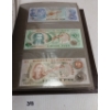 Image 2 : 1978-1980 "BANKNOTES FROM AROUND THE WORLD" BINDER - 17 COUNTRIES