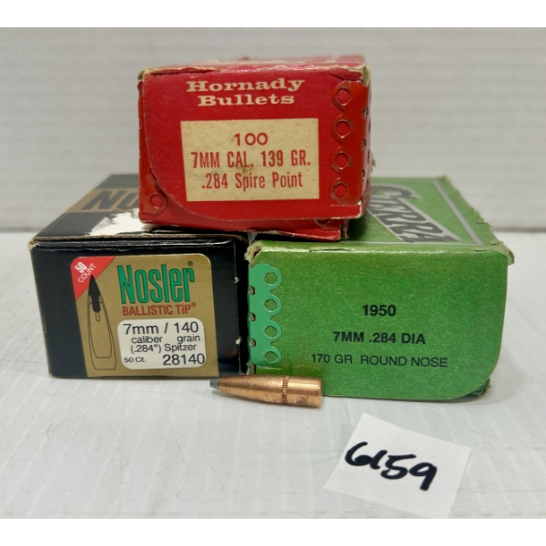 BULLETS: APPROX 210X 7 MM MIXED