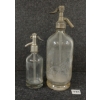 Image 5 : LOT OF 2 - UNMARKED & YORK SPRINGS - CLEAR ACID-ETCHED - SELTZER BOTTLES