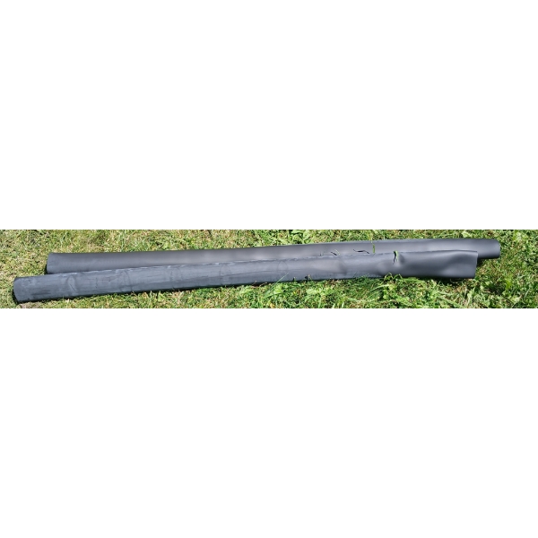 QTY OF HELLERMAN TYTON  50MM HEAT SHRINK TUBING - BLACK - AS NEW