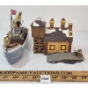Image 4 : COLLECTION OF DEPARTMENT 56 "DICKENS' VILLAGE" FIGURINES - INCL "DUDLEY DOCKER," ETC