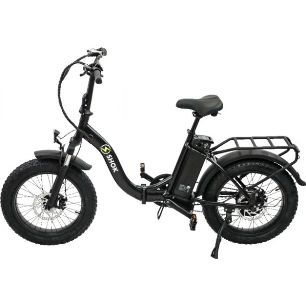 SHOK PULSAR FOLDING FAT TIRE STEP-THROUGH E-BIKE
