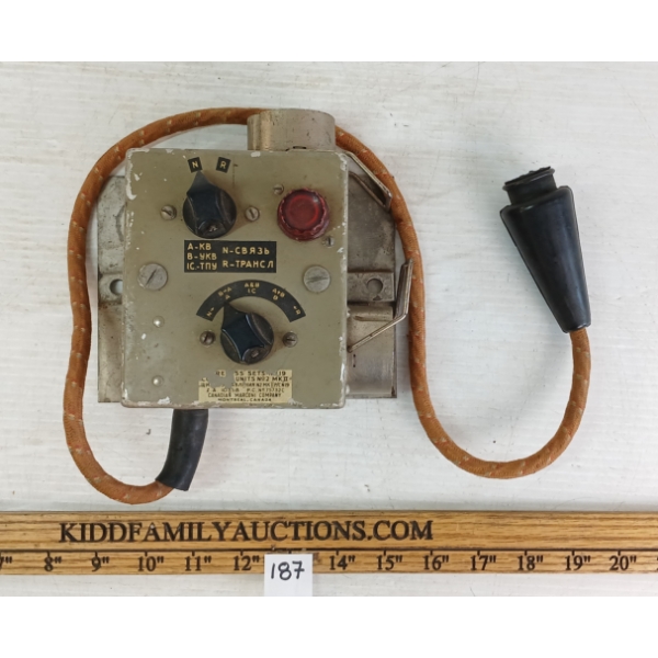 1943-1944 CDN CONTROL UNITS NO. 2 MK II