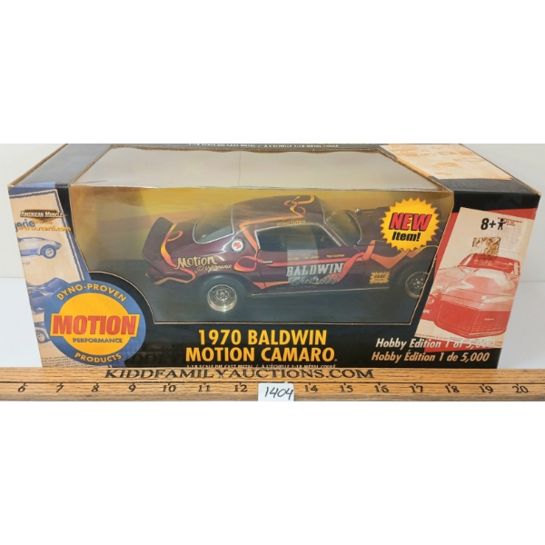 ERTL AMERICAN MUSCLE 1970 BALDWIN MOTION CAMARO DIECAST MODEL