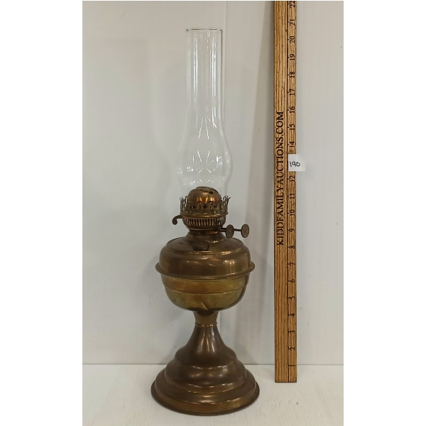 COPPER LANTERN W/ CHIMNEY