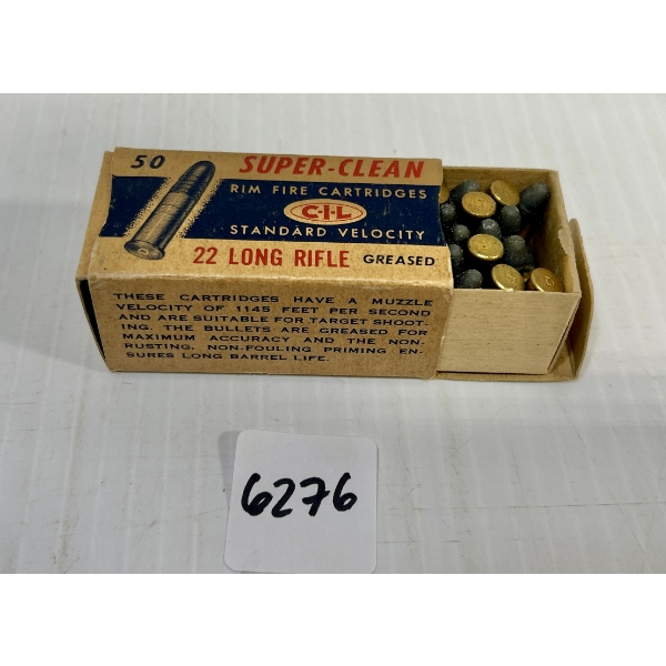 AMMO: APPROX 45X CIL SUPER-CLEAN .22 LR