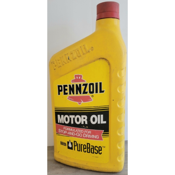PENNZOIL MOTOR OIL STORE DISPLAY - PLASTIC
