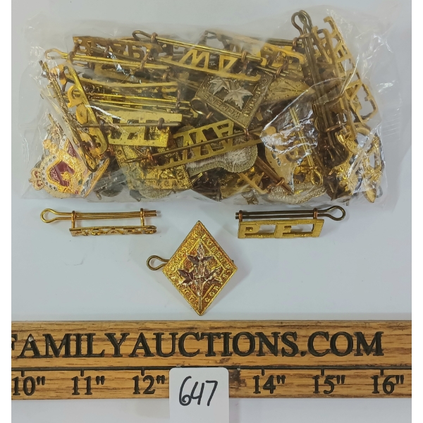 QTY OF CDN BADGES & PINS