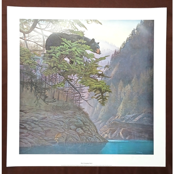 "BLACK EMERGING FOREST" BY JOHN LEE GIBSON (PRS CDN ARTIST) - PRINT