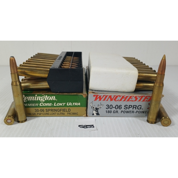 AMMO: 40X MIXED .30-06 SPRG - 180GR - PP & PSP