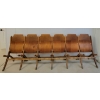 Image 5 : ANTIQUE FOLDING THEATRE SEATS - 6 OCCUPANTS