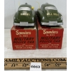 Image 3 : LOT OF 2 - SAUNDERS MILITARY POLICE CARS W/ POWERFUL FRICTION MOTOR & SIREN