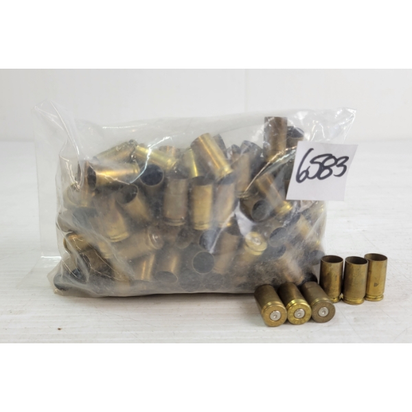 BRASS: APPROX 100X MIXED 9MM LUGER - ONCE FIRED