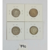 Image 2 : LOT OF 4 - 1931, 1938, 1941 & 1952 CDN 25 CENT SILVER PCS