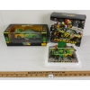 Image 1 : LOT OF 2 - DIECAST RACING CHAMPIONS 1997 JOHN DEERE COIN BANK & ERTL STOCKCAR PIT SCENE MODELS
