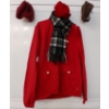 Image 2 : LOT OF 5 - WOMEN'S RED SPRING JACKET, SCARF & KNIT HATS - MFG PENFIELD, POLER, BRIXTON & MINIUM