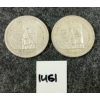 Image 1 : LOT OF 2 - 1958 CDN SILVER DOLLARS - BRITISH COLUMBIA
