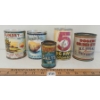 Image 1 : LOT OF 5 - GROCERY STORE TINS