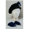 Image 2 : LOT OF 3 - CAMERON HIGHLANDERS OTTAWA (MG) BERET W/ BADGE & SPARE HACKLES