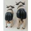 Image 5 : LOT OF 2 - FOLK ART COWS