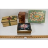 Image 2 : LOT OF 4 - BISCUIT & TEA TINS - INCL ELKES, CLARINCO & CHITTAGONG, ETC.