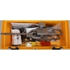 Image 2 : JOB LOT - TOOL BOX W/ CONTENTS - INCL SCREWDRIVERS, JIGS, DRILL BITS, ETC