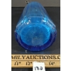 Image 7 : CA ADAMS BOTTLING WORKS - BLUE PYRAMID FLUTED ACID-ETCHED - SELTZER BOTTLE