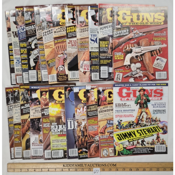 QTY OF "GUNS OF THE OLD WEST" MAGAZINES