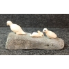 Image 4 : SUNNING BIRDS & SEAL PUPS BY UNKNOWN ARTIST - BONE & STONE