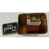 Image 5 : LOT OF 7 - MISC CANS & JARS - INCL FINGER JUG, DAIRY BOTTLES, PEANUT BUTTER BEAR, PEARS' SOAP, ETC